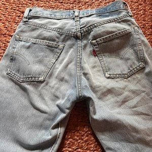 Vintage light wash selvedge Levi’s